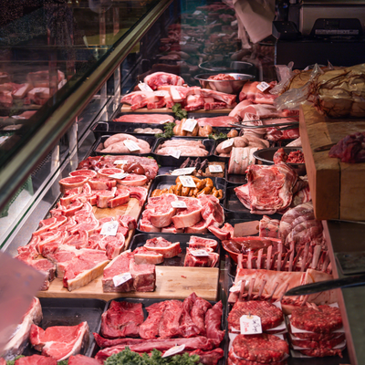 Coltelli e mannaie del macellaio